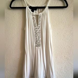 Women's INC White Tank Top